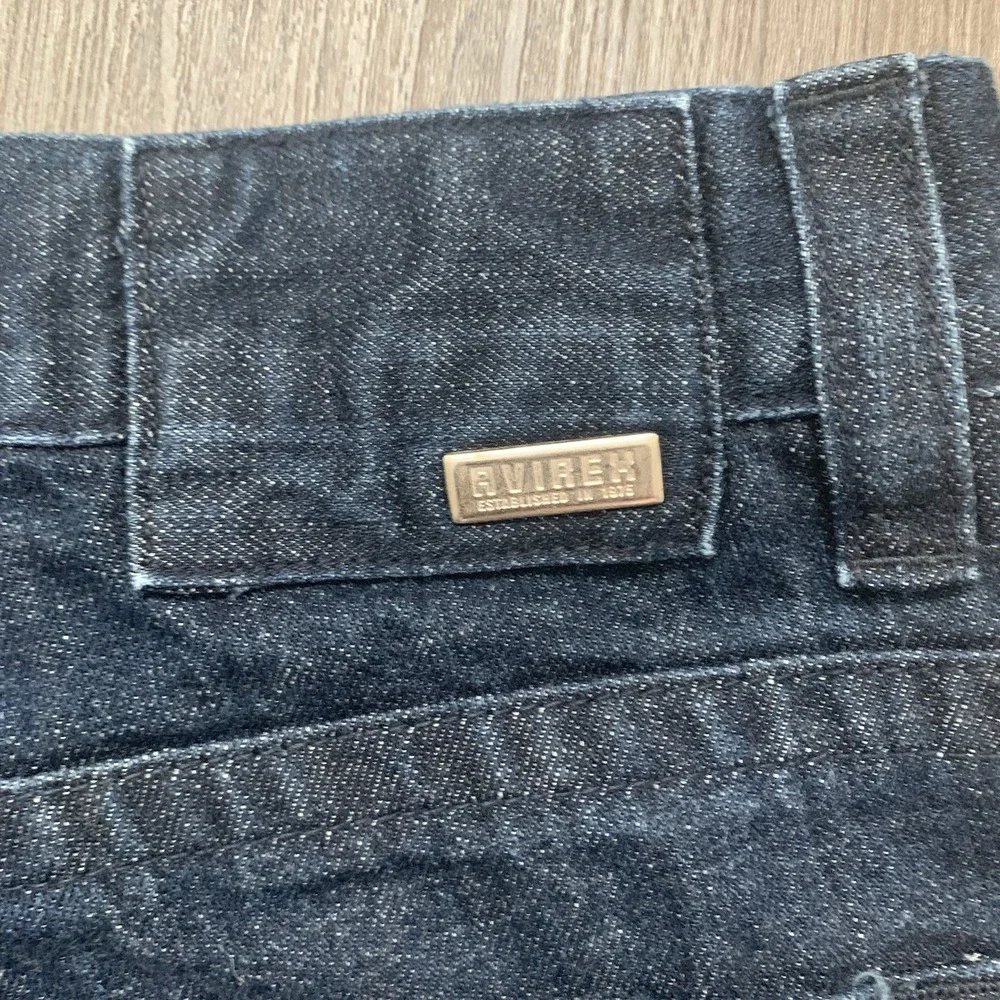 Avirex Jeans Blue‎ Relaxed Baggy Denim Dark Wash Mens 36x34*(34x31) Y2K Skater